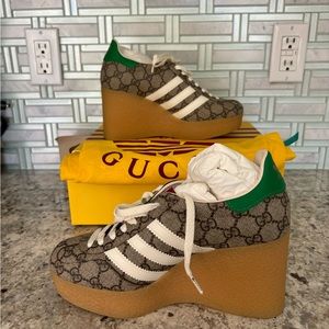 Gucci - Adidas Gazelle Wedge Sneaker